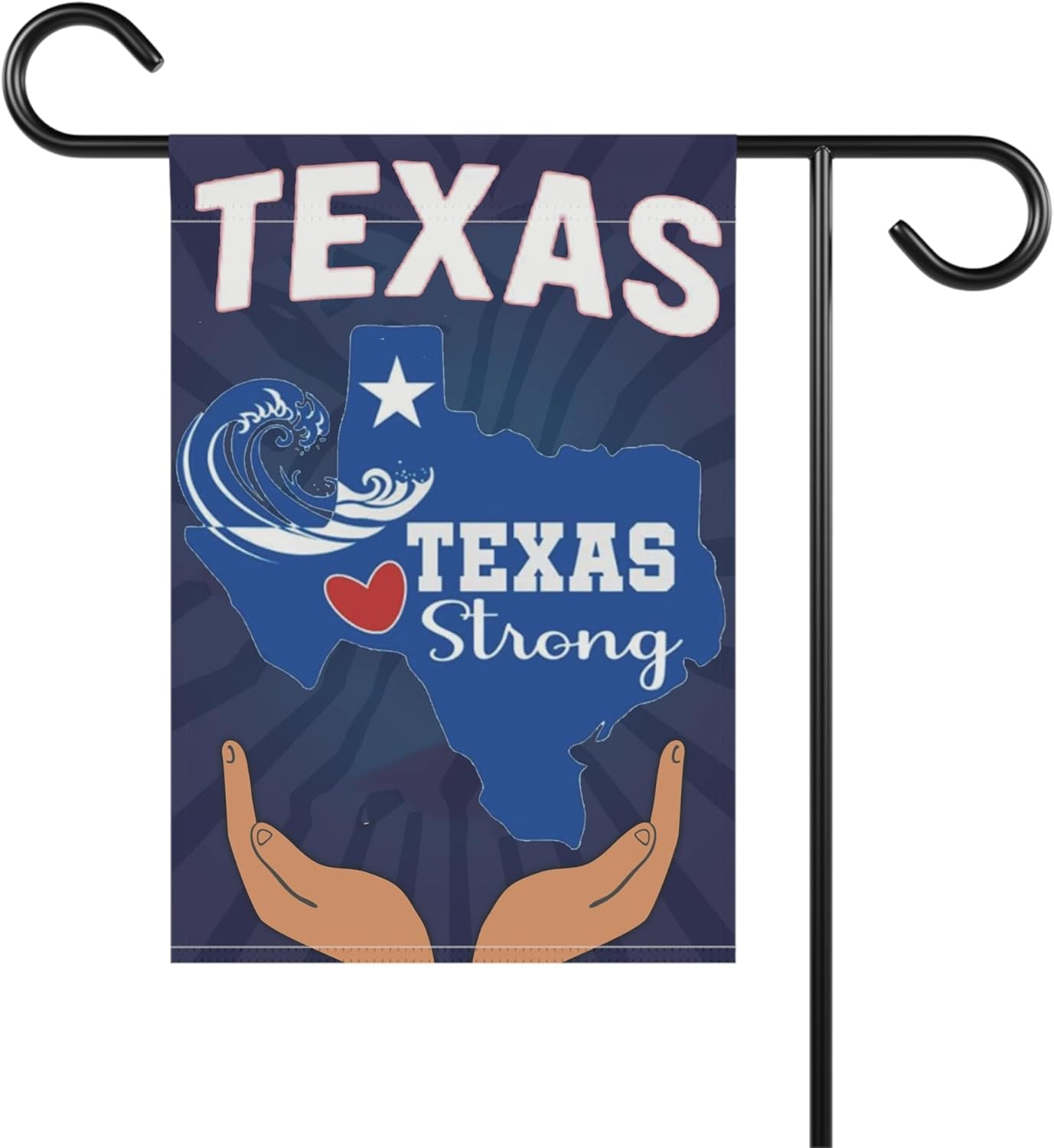 Outdoor Camping In Texas - Texas Strong Bahçe Bayrağı, Teksas Bayrağı