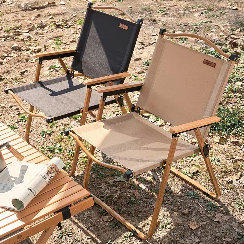 Outdoor Camping High Chair - Taşınabilir Hafif Katlanabilir Açık Hava Kamp