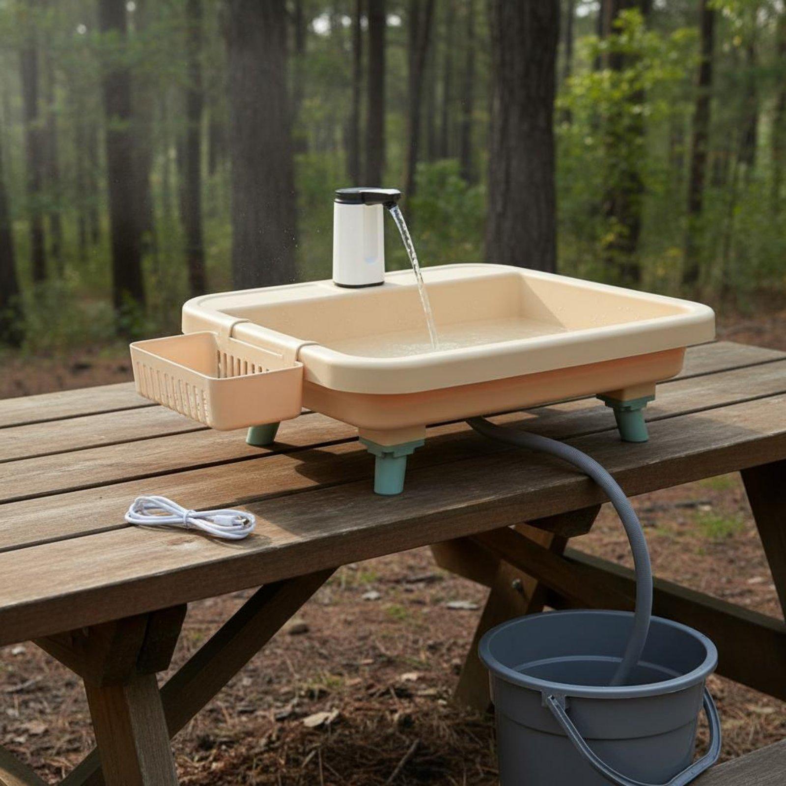 Outdoor In Camping - Açık Hava Kamp Lavabosu Taşınabilir Lavabo