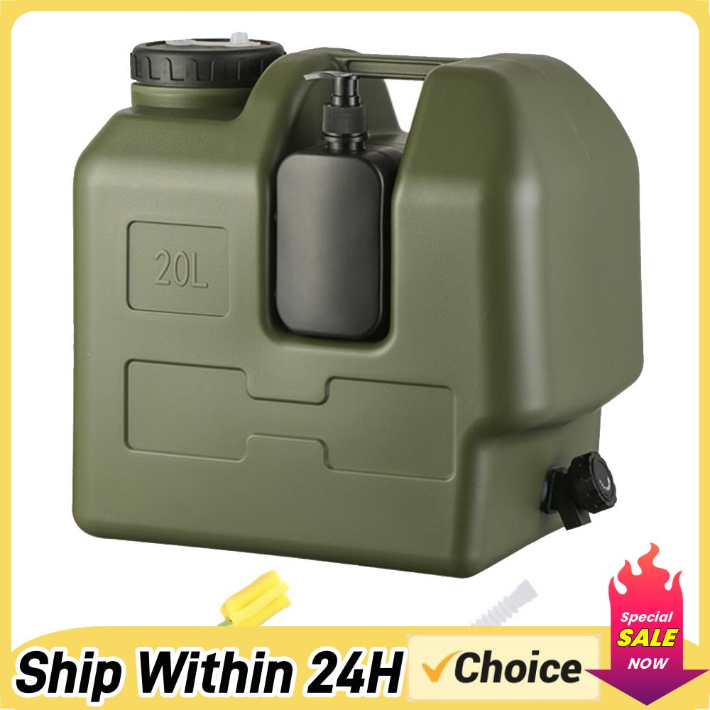 Outdoor Camping Water Tank - 15/20L Taşınabilir Kamp Su Bidonu Musluklu