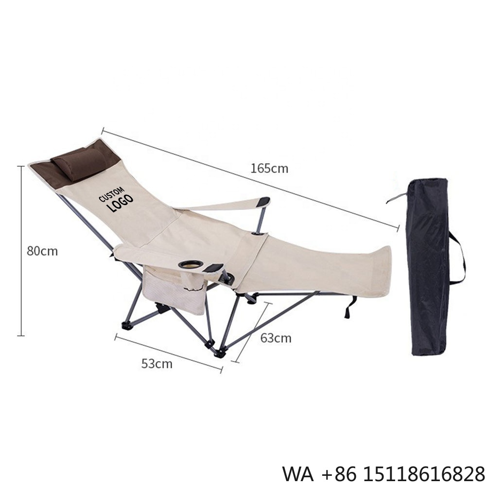 Outdoor Chair Camping - Taşınabilir Katlanır Yatarlı Sandalye Hafif Ayarlanabilir