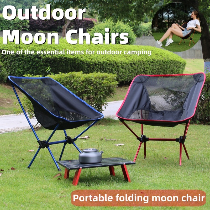 Outdoor Camping Lounge Chairs - Taşınabilir Açık Hava Katlanır Sandalye, Ultra
