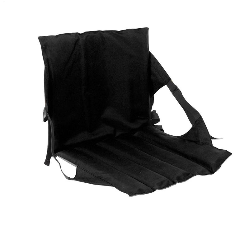 Outdoor Camping High Chair - Katlanabilir Açık Minder Sandalye Arkalığı Ile