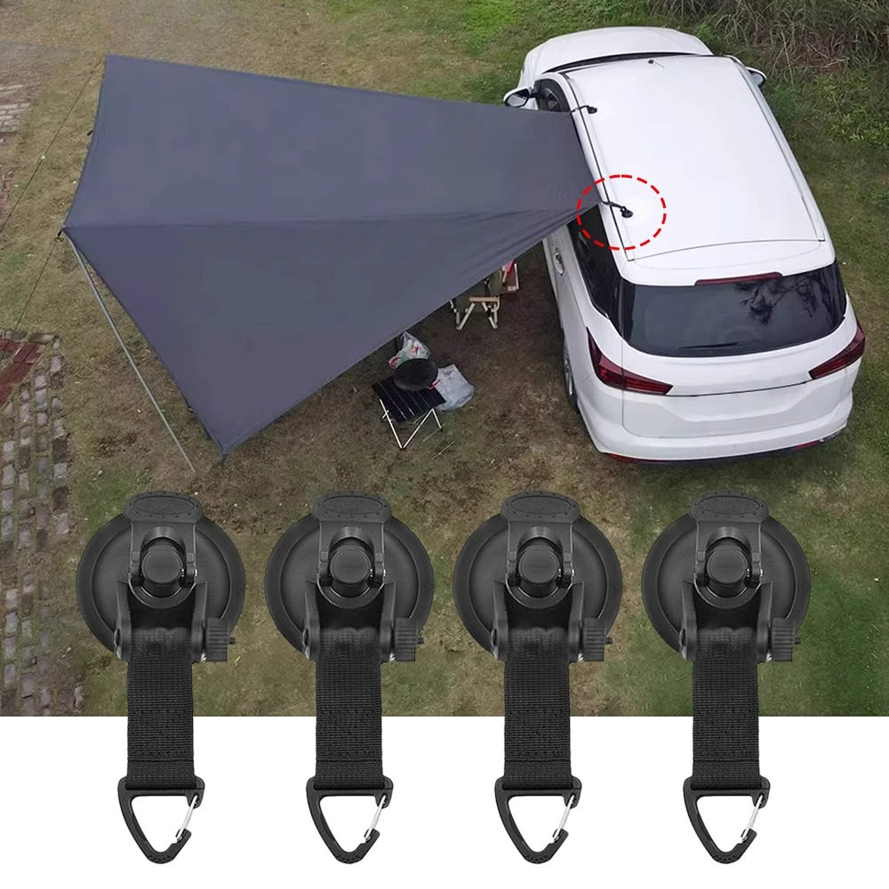 Outdoor Camping Van Tent - 2/4 adet Araba Çadırı Vakumlu Tutucu