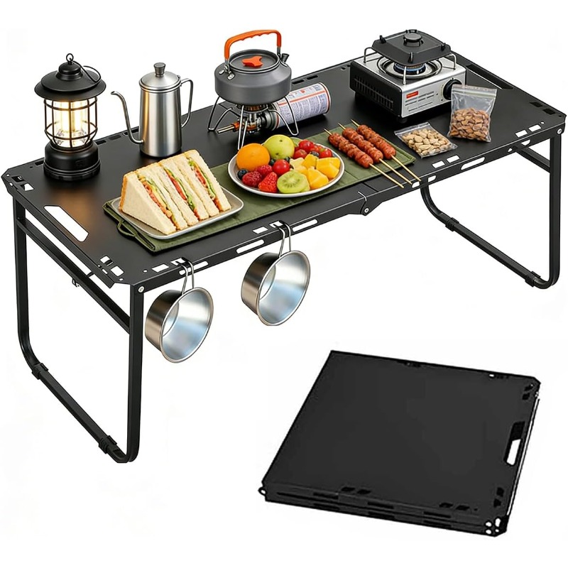 Outdoor Camping Cooking Table - Kamp Masası Ayarlanabilir Katlanabilir Taşınabilir RV