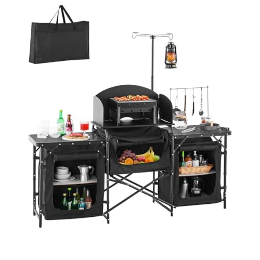 Outdoor Camping Cooking Table - Kamp Mutfak Masası, Açık Hava Kamp