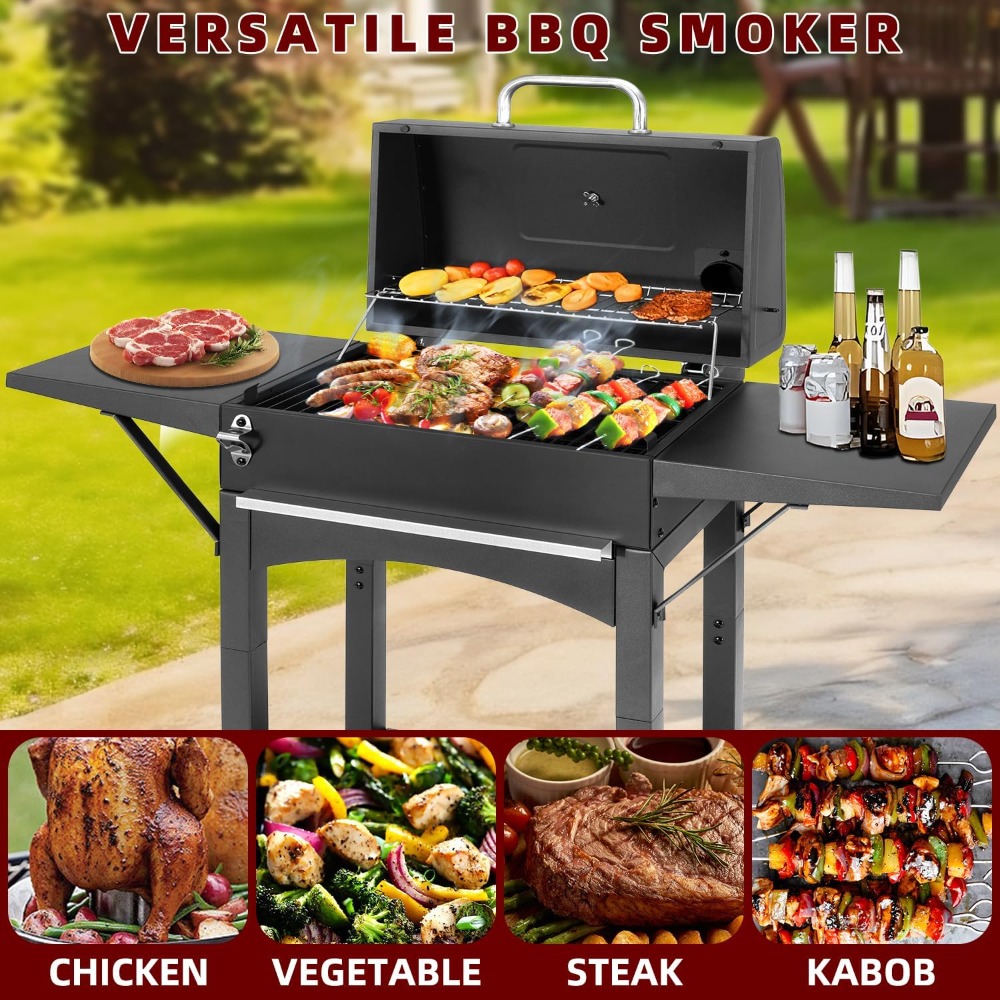 Outdoor Camping Cooking Table - ABD'den Gönderilen Yan Masalı Mangal, Açık