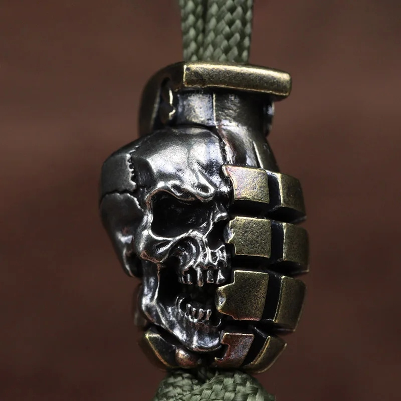 Çift renk kafatası bombası pir - Paracord Bracelet incelemesi ve fiyatı