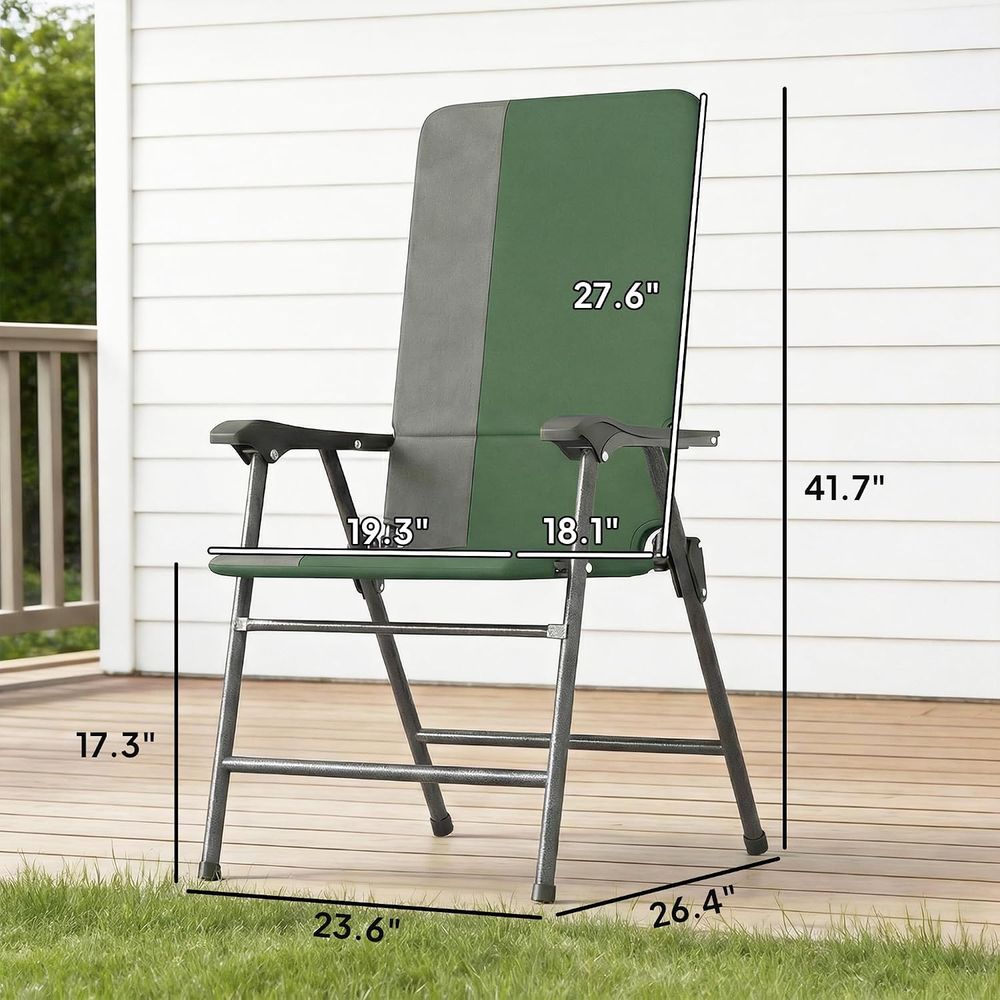 Yastıklı Yüksek Sırtlı ve Kolç - Outdoor Camping High Chair incelemesi ve fiyatı