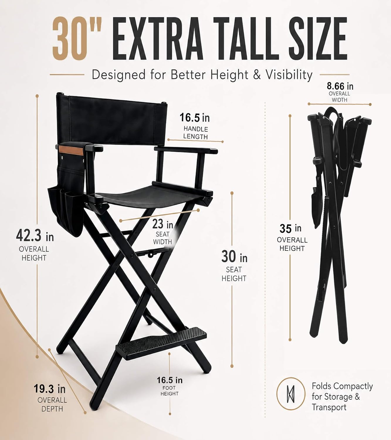 Uzun Yönetmen Koltuğu Taşınabi - Outdoor Camping High Chair incelemesi ve fiyatı
