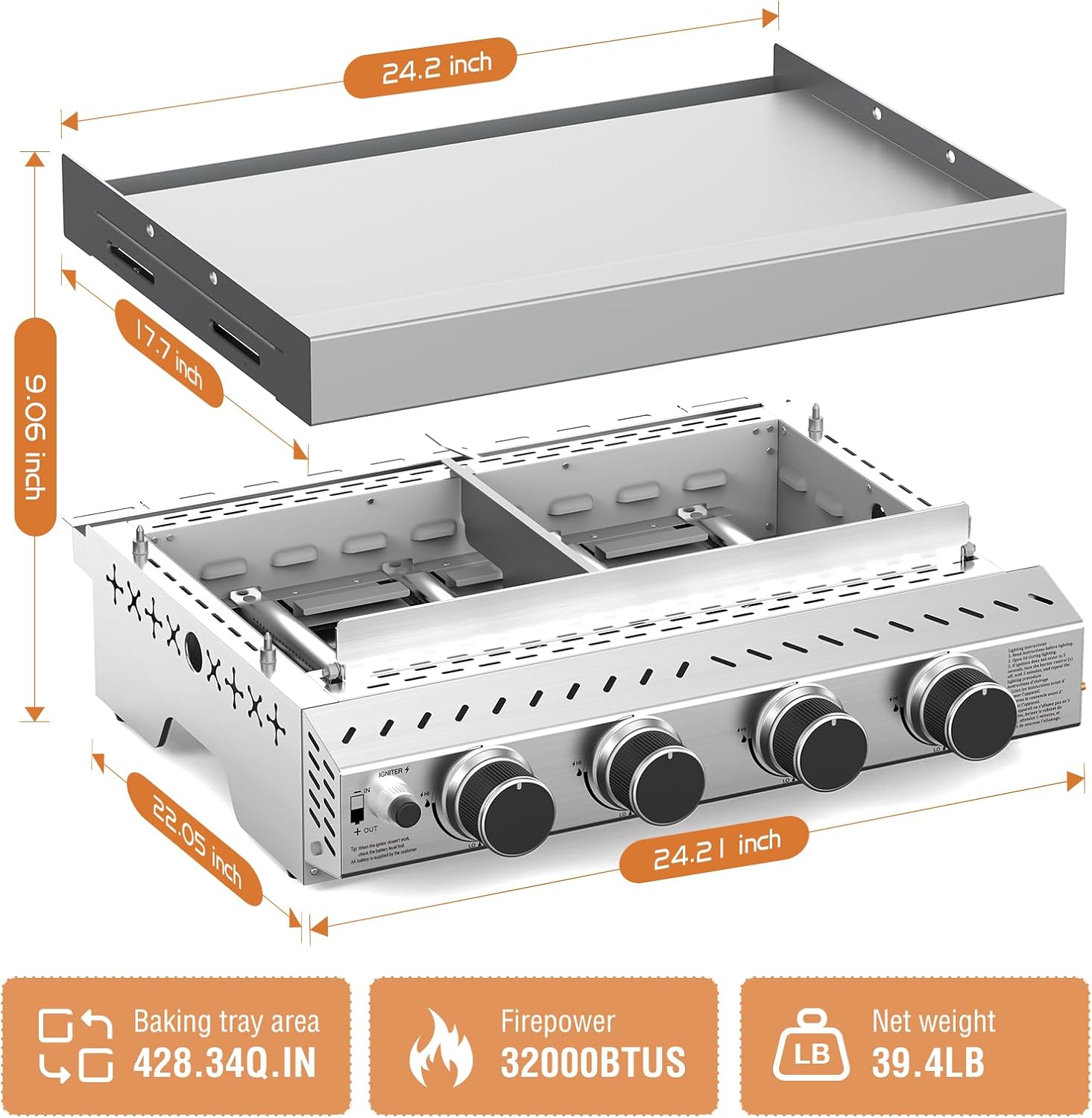 Taşınabilir 4 Ocaklı Paslanmaz - Outdoor Camping Grill incelemesi ve fiyatı