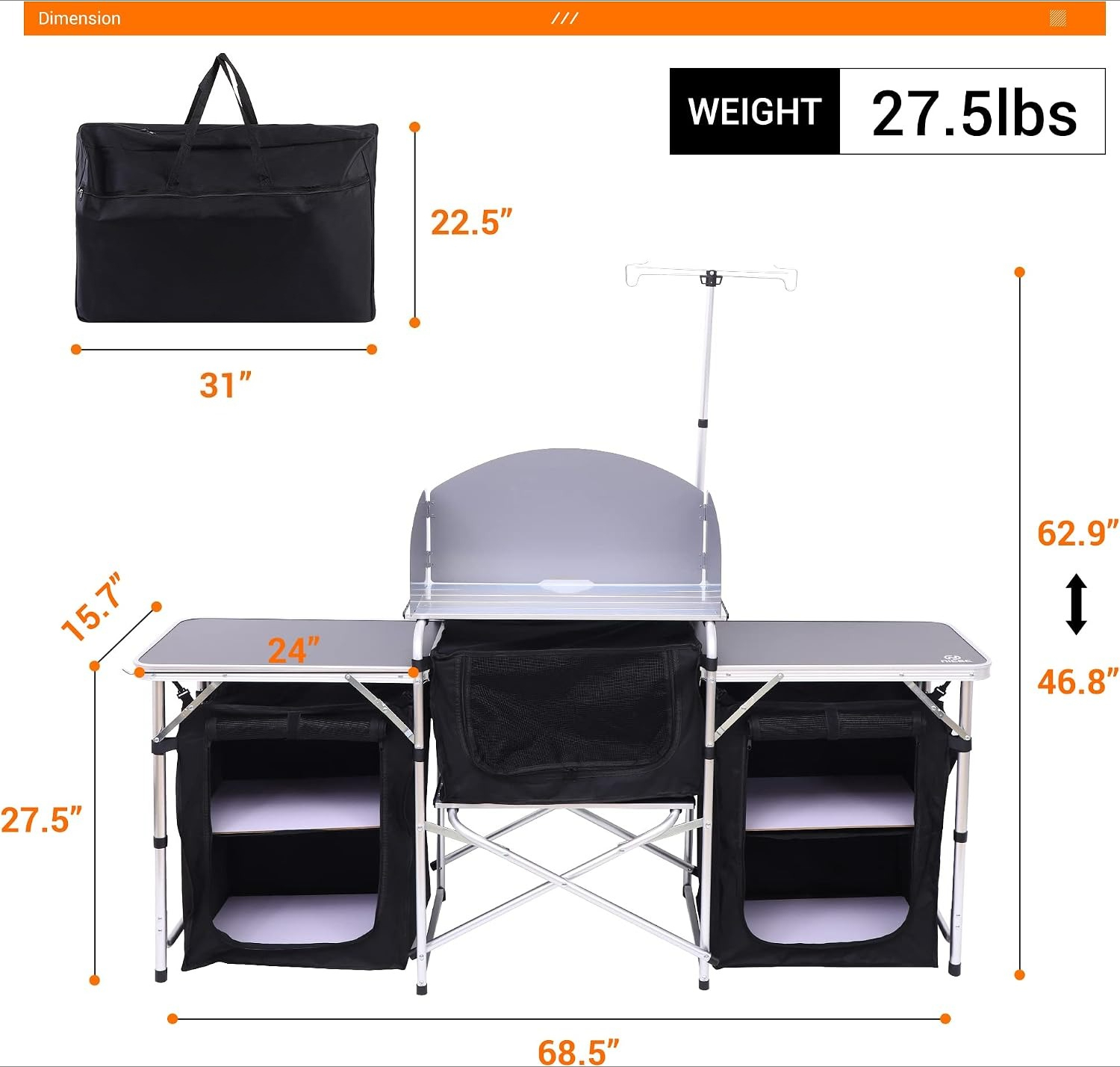 Katlanabilir Kamp Mutfak Masas - Outdoor Camping Cooking Table incelemesi ve fiyatı