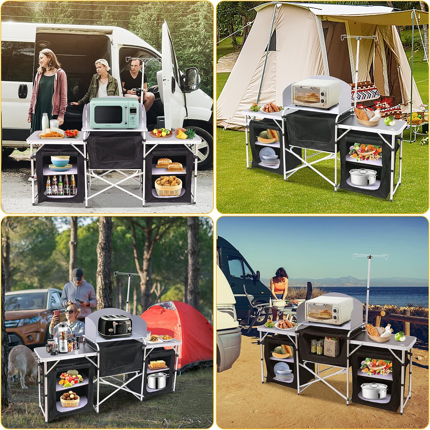 Katlanabilir Kamp Mutfak Masas - Outdoor Camping Cooking Table incelemesi ve fiyatı