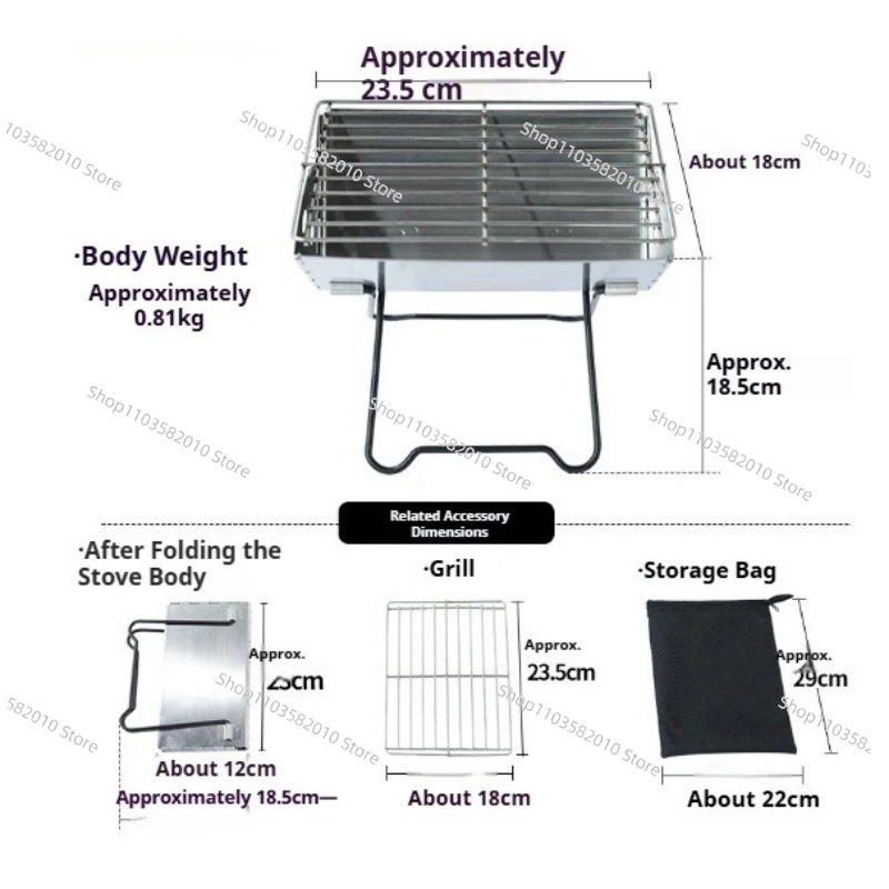 Dayanıklı Açık Hava Kamp Çanta - Outdoor Camping Grill incelemesi ve fiyatı