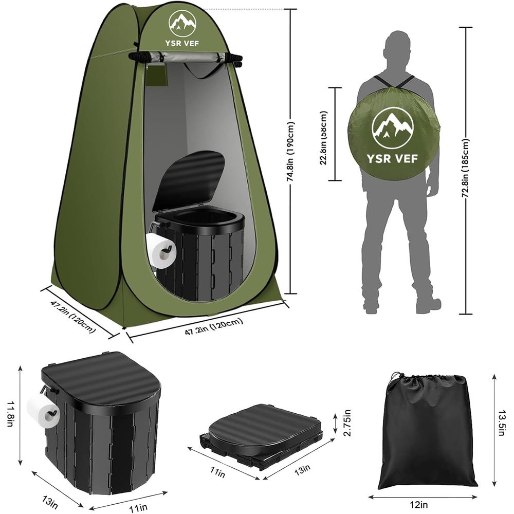 Taşınabilir Tuvalet Seti, Açıl - Outdoor In Camping incelemesi ve fiyatı