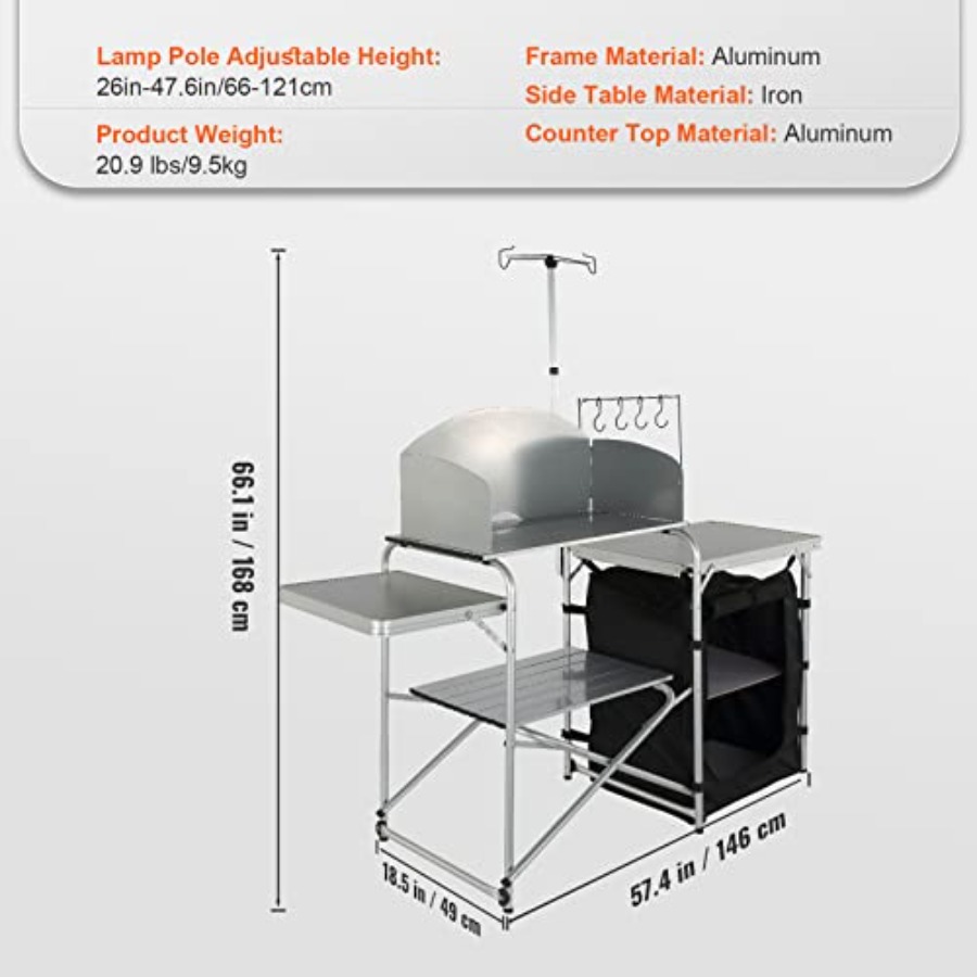 Kamp Mutfak Masası, Katlanabil - Outdoor Camping Cooking Table incelemesi ve fiyatı