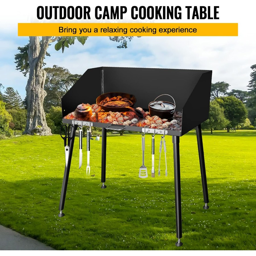 30 x 16 İnç Karbon Çelikten Ya - Outdoor Camping Cooking Table incelemesi ve fiyatı