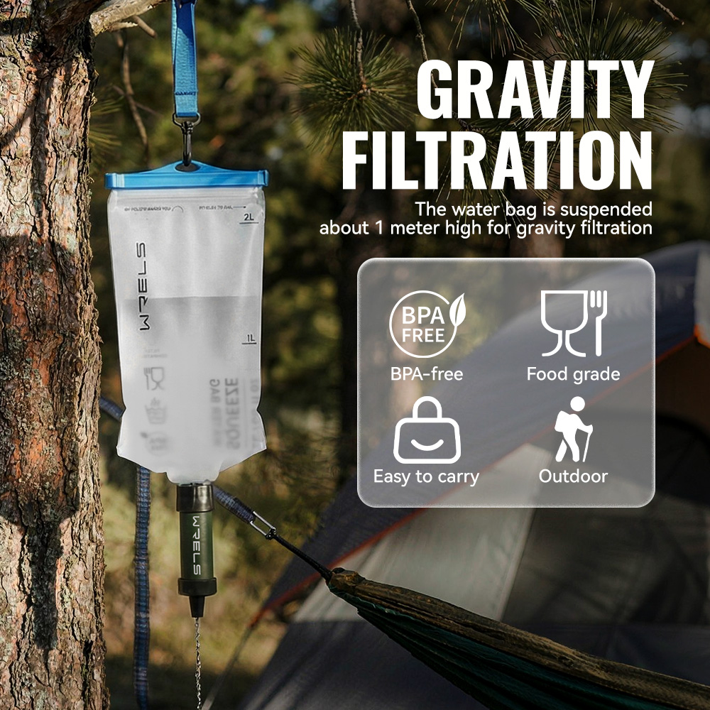 WRELS Açık Hava Su Arıtıcı Yük - Portable Water Filter incelemesi ve fiyatı