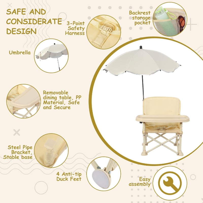 Bebek Açık Hava Plaj Sandalyes - Outdoor Camping Umbrella incelemesi ve fiyatı