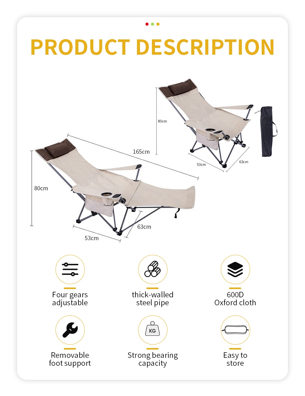 Taşınabilir Katlanır Yatarlı S - Outdoor Chair Camping incelemesi ve fiyatı