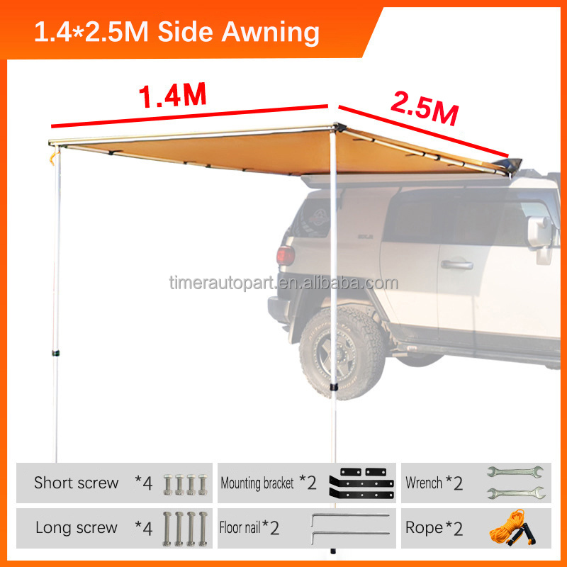Özel Logolu Güneşlikli Araba T - Outdoor Camping Van Tent incelemesi ve fiyatı
