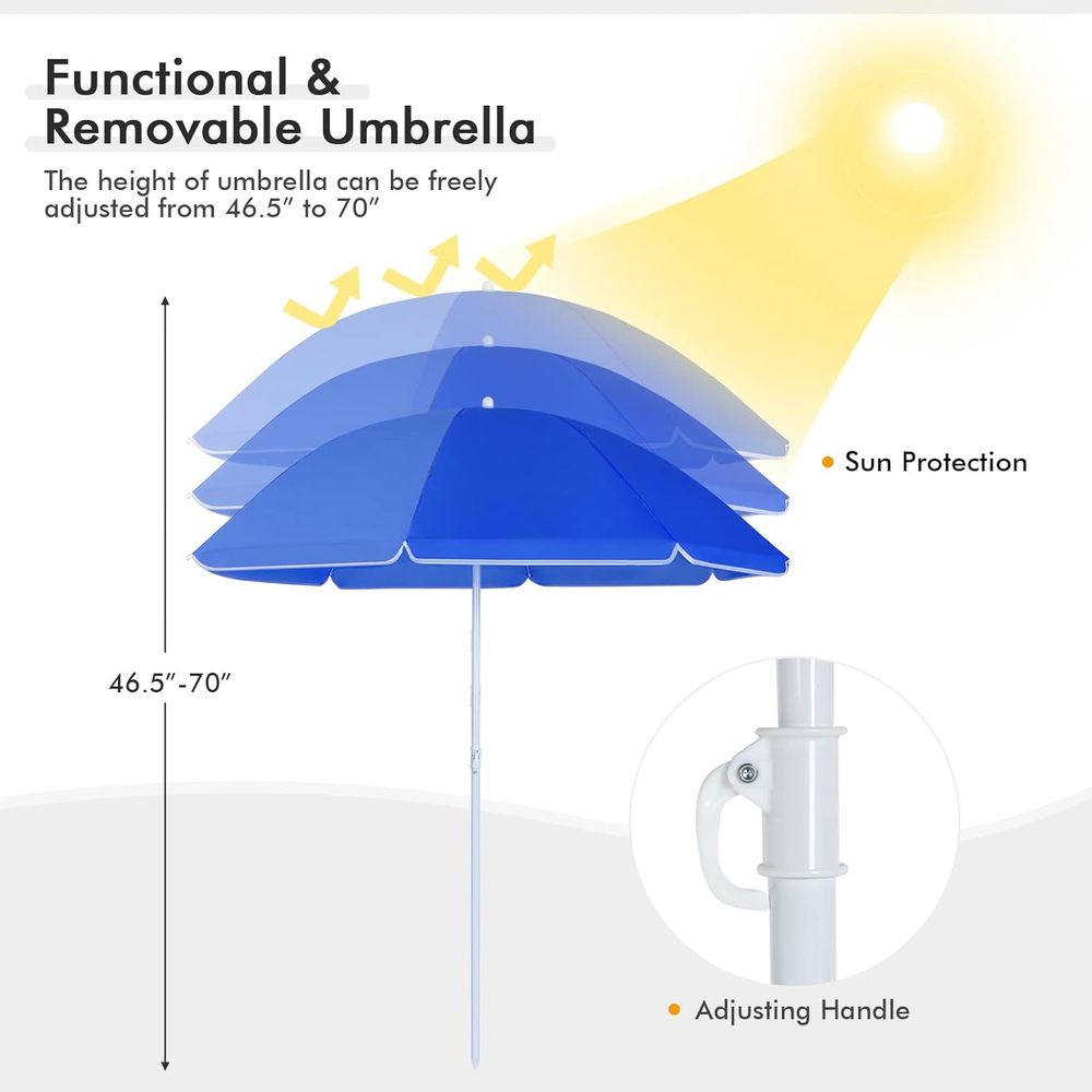 Çıkarılabilir Şemsiyeli, Soğut - Outdoor Camping Umbrella incelemesi ve fiyatı