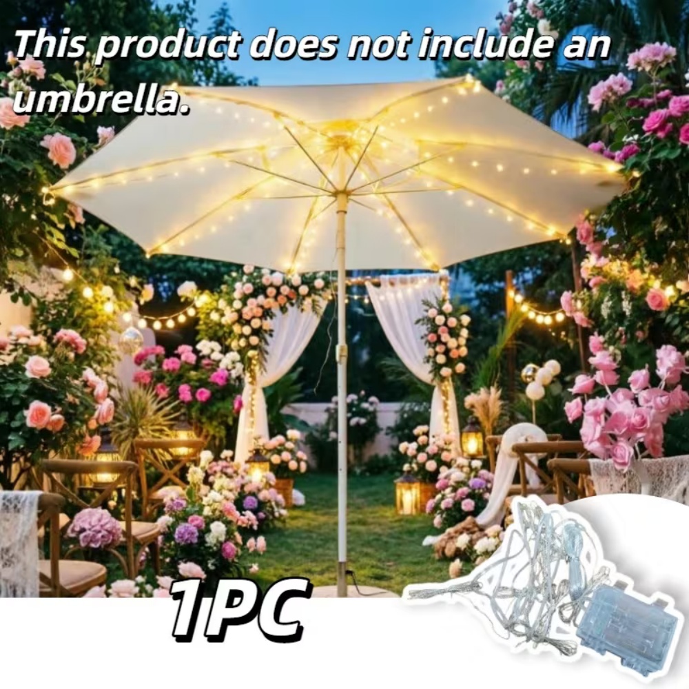 1 adet açık şemsiye ışığı akül - Outdoor Camping Umbrella incelemesi ve fiyatı