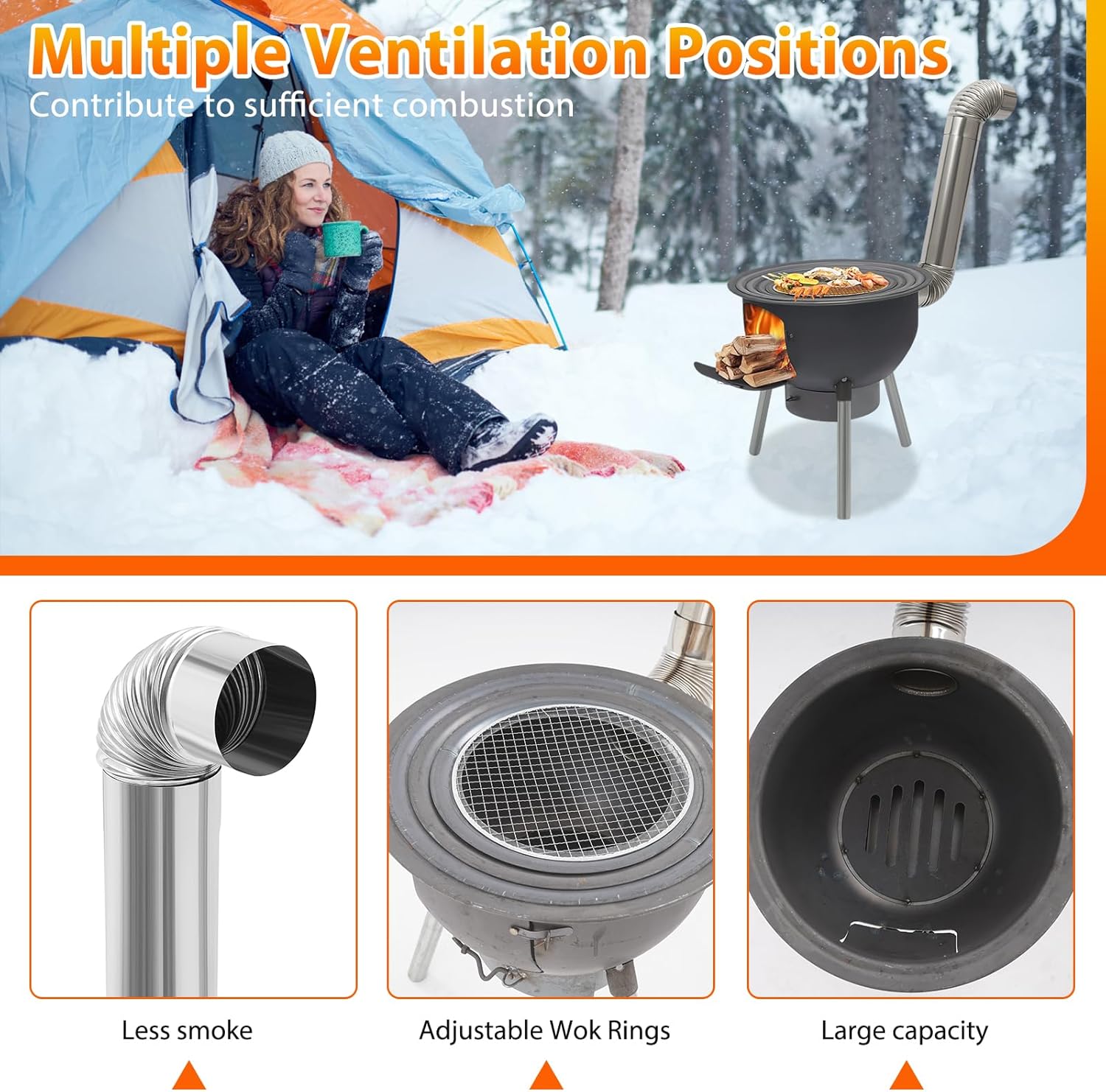 Kamp ve Yürüyüş İçin Taşınabil - Outdoor Camping Wood Stove incelemesi ve fiyatı