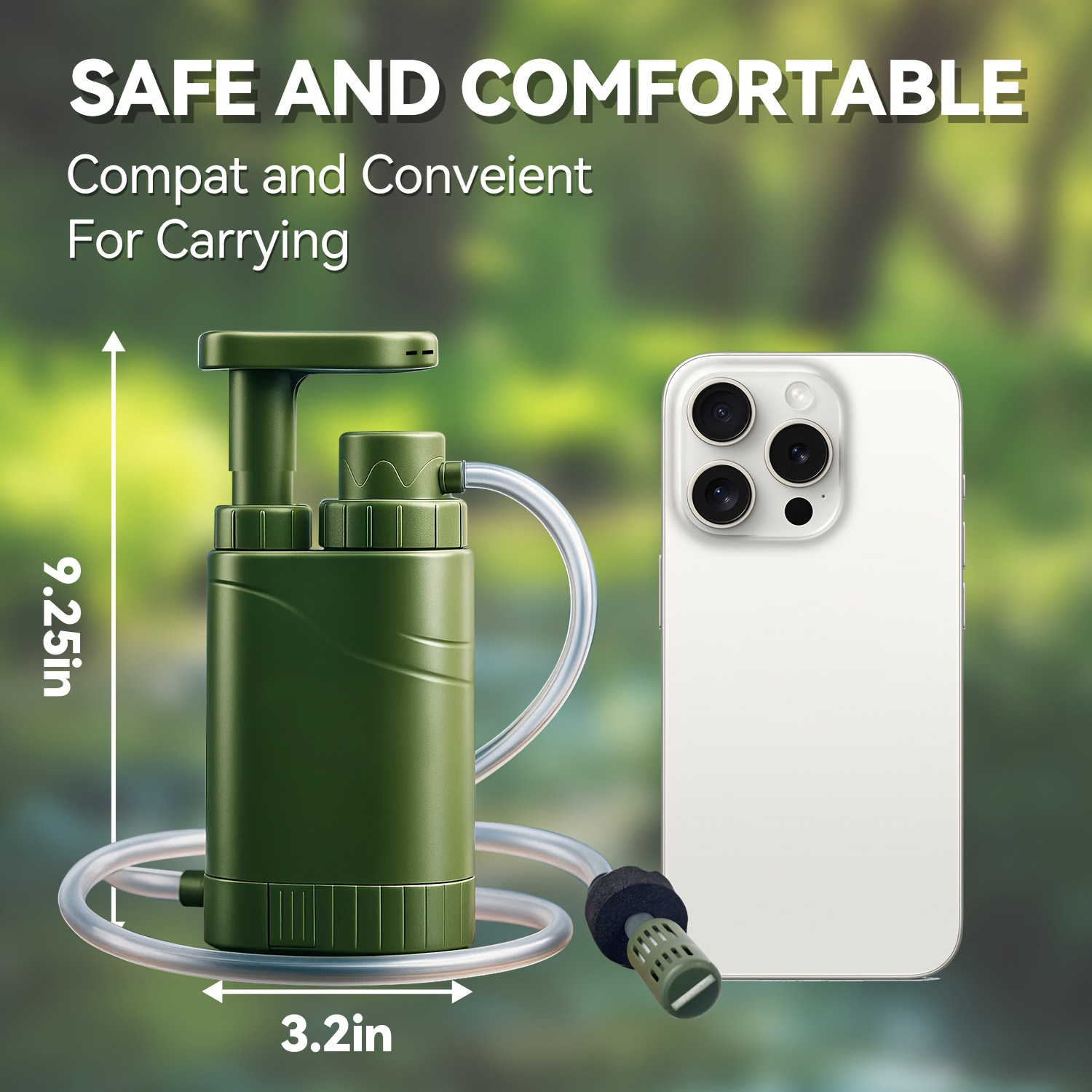 Taşınabilir Su Arıtma Pompası, - Portable Water Filter incelemesi ve fiyatı