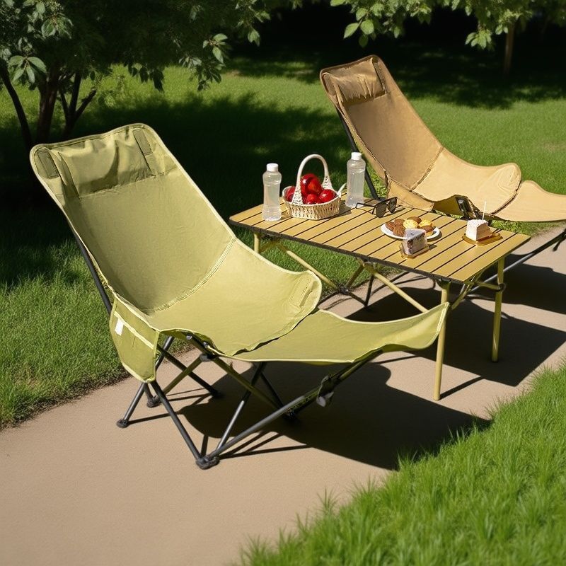 Dört ayarlanabilir ayaklı ayak - Outdoor Camping High Chair incelemesi ve fiyatı