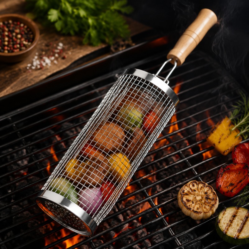 Yuvarlak Barbekü Izgara Sepeti - Outdoor Camping Grill incelemesi ve fiyatı