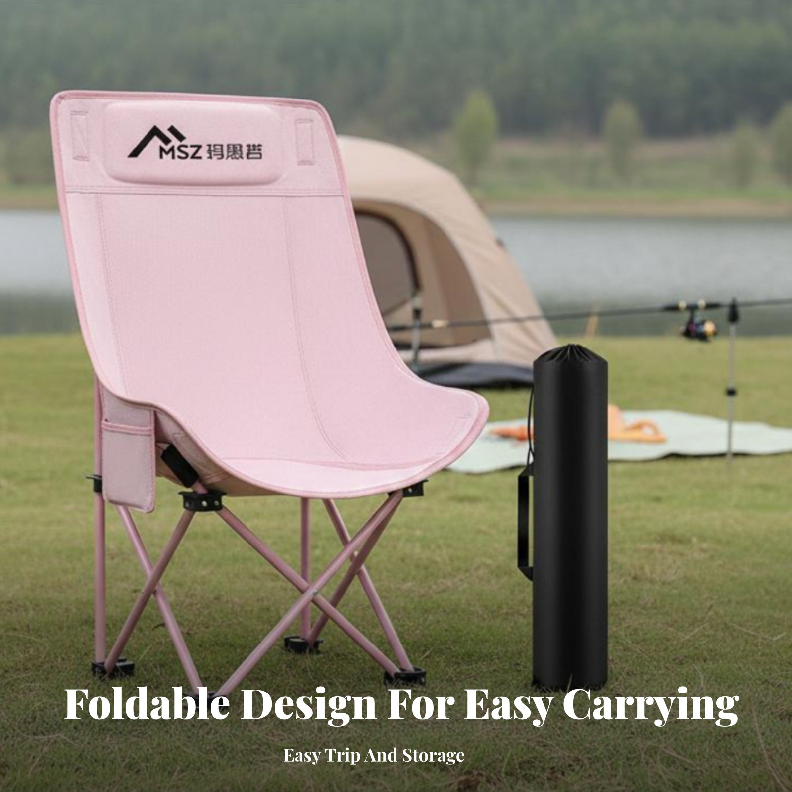 Katlanabilir Örgü Yüksek Sırtl - Outdoor Camping High Chair incelemesi ve fiyatı