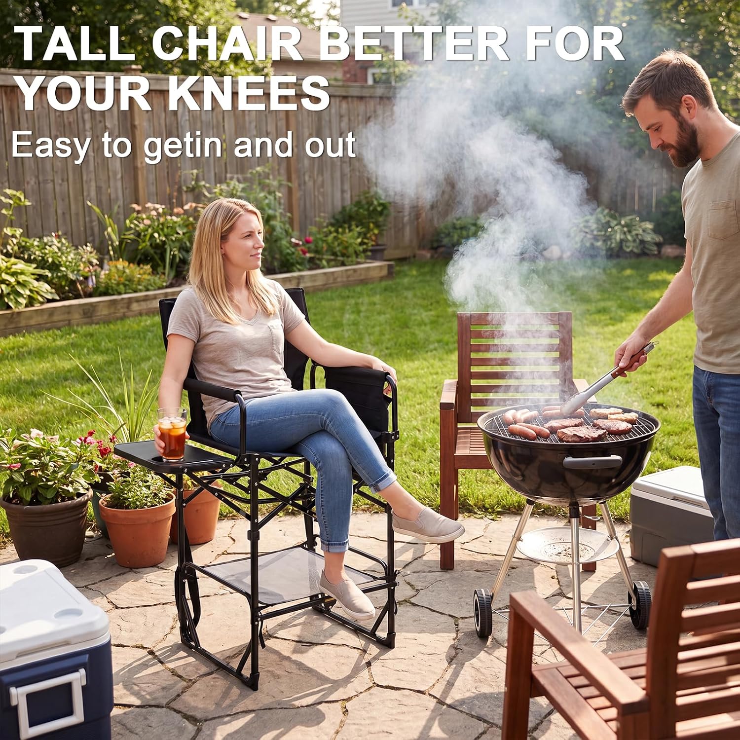 2'li Paket Ekstra Uzun Katlanı - Outdoor Camping High Chair incelemesi ve fiyatı