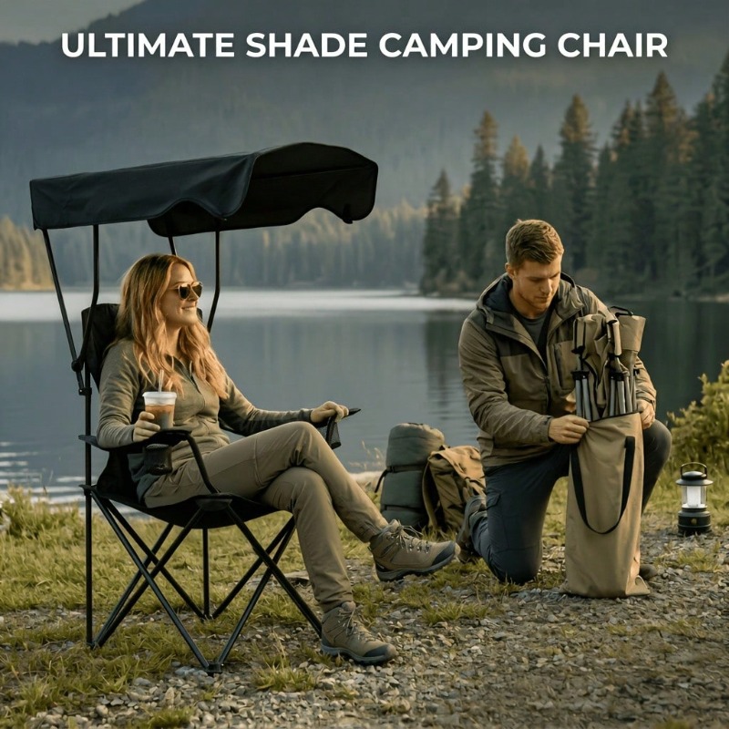 Gölgelikli Açık Hava Kamp Sand - Outdoor Camping Lounge Chairs incelemesi ve fiyatı