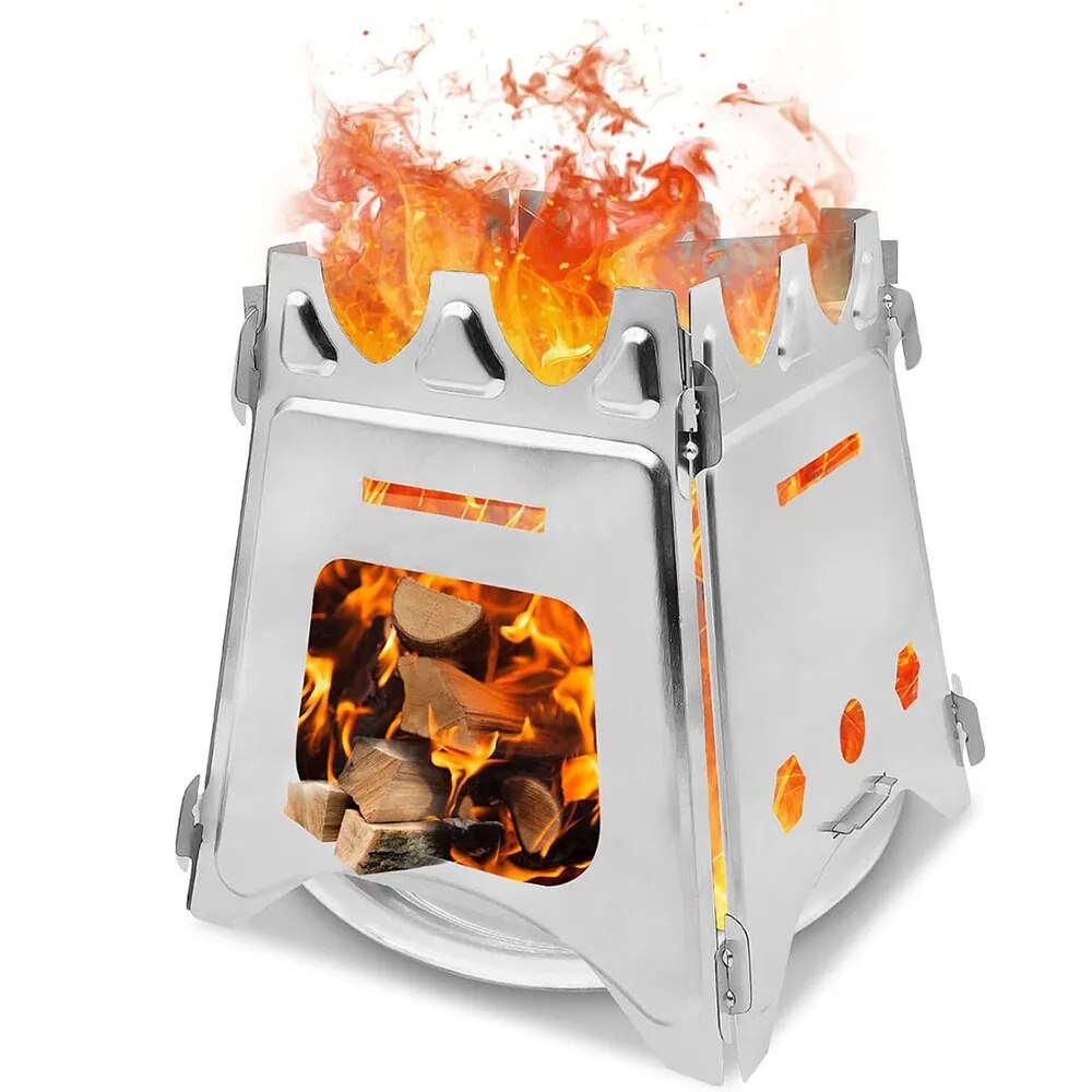 Taşınabilir kamp ahşap soba pa - Outdoor Camping Wood Stove incelemesi ve fiyatı