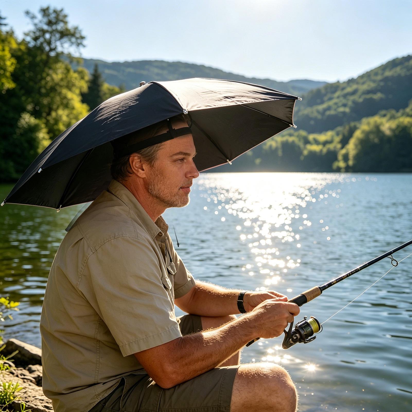 Katlanır şemsiye şapka su geçi - Outdoor Camping Umbrella incelemesi ve fiyatı