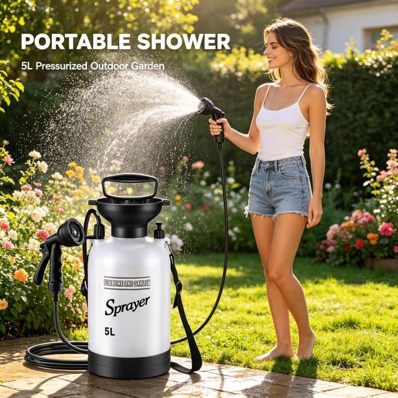 5L Taşınabilir Kamp Duşu Manue - Outdoor Camping Water Tank incelemesi ve fiyatı