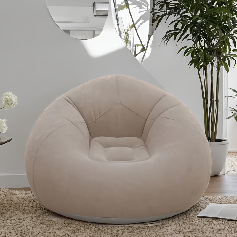 Flocked PVC Inflatable Sofa Ch - Outdoor Camping Lounge Chairs incelemesi ve fiyatı